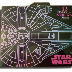 Star Wars 12 Days of Socks Women's Size 4-10-NEW!